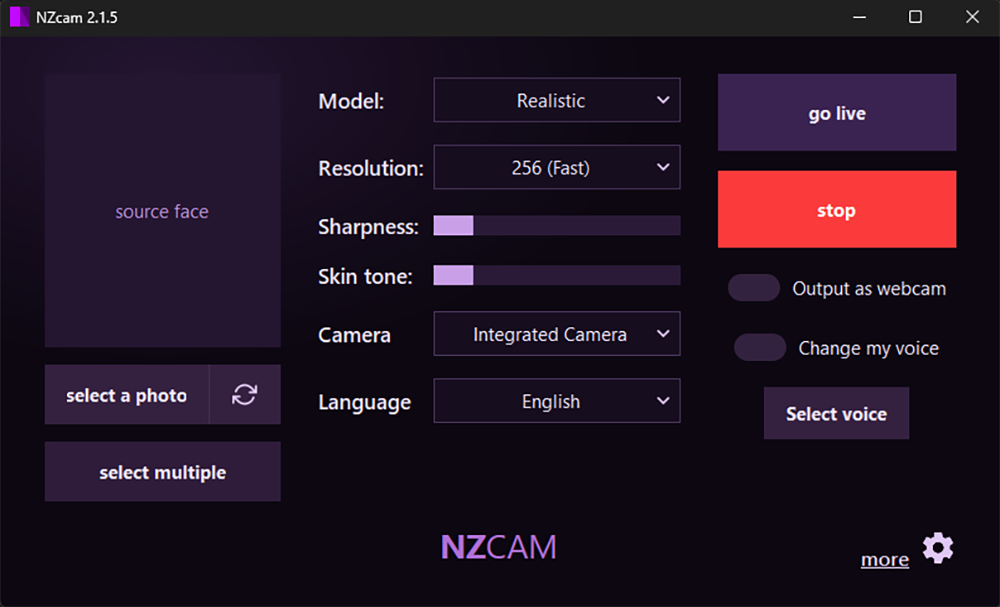 NZcam Interface